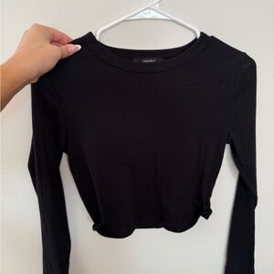 Forever 21 Black Long Sleeve Top